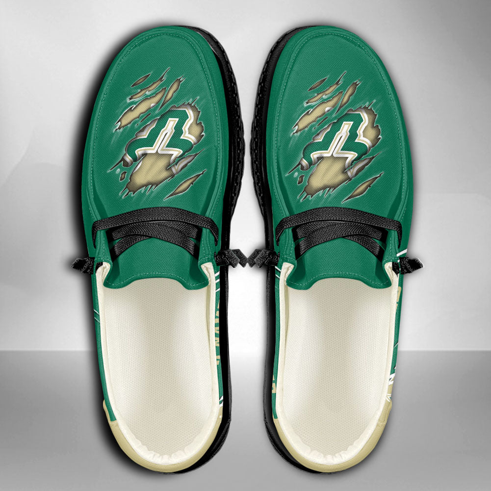 NCAA South Florida Bulls Custom Name Hey Dude Shoes 06 M7