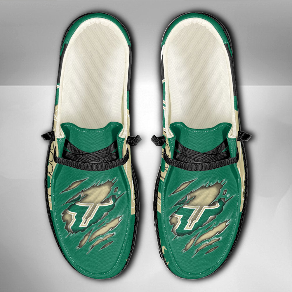 NCAA South Florida Bulls Custom Name Hey Dude Shoes 07 M7