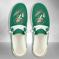 NCAA South Florida Bulls Custom Name Hey Dude Shoes 10 M79