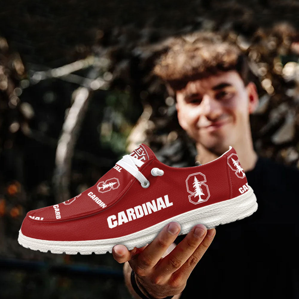 NCAA Stanford Cardinal - Custom Name Hey Dude Shoes X03
