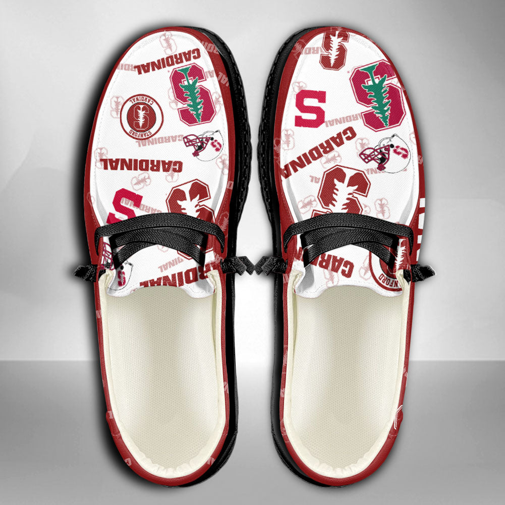 NCAA Stanford Cardinal Custom Name Hey Dude Shoes 02 M12