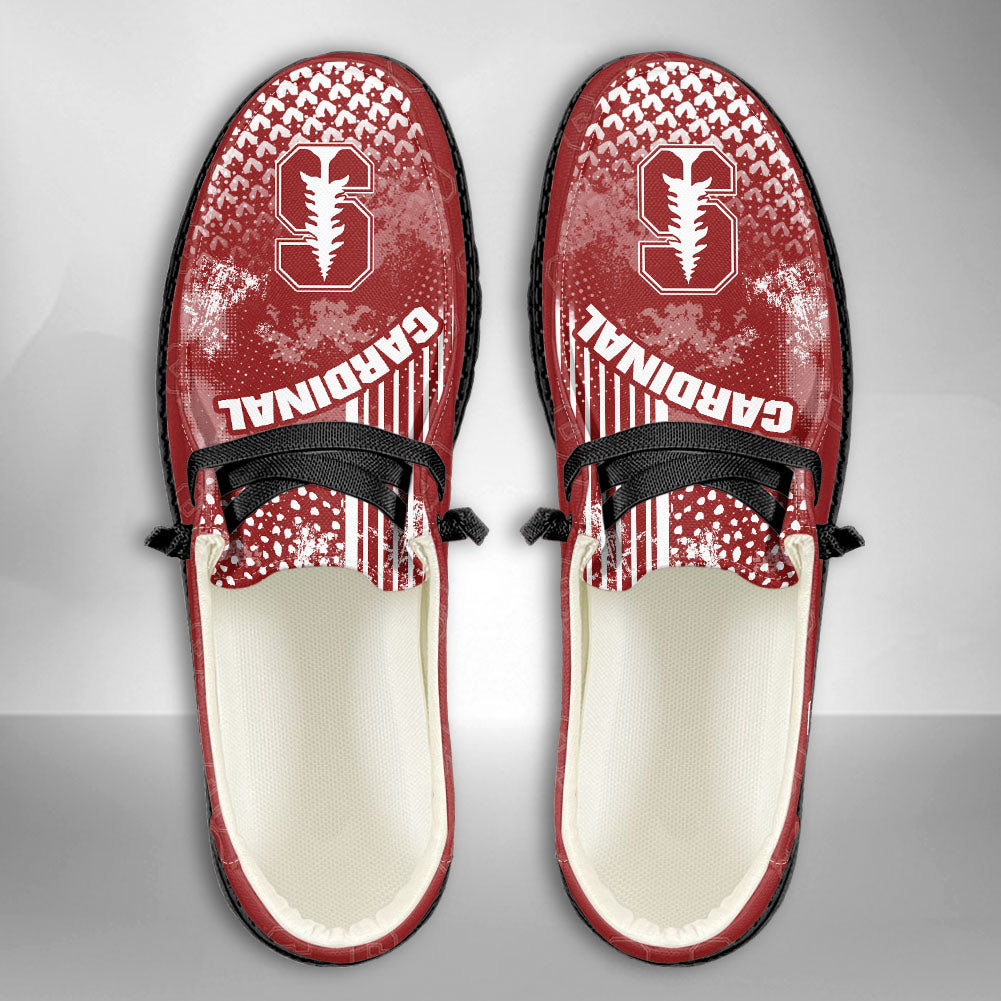 NCAA Stanford Cardinal Custom Name Hey Dude Shoes 03 M7