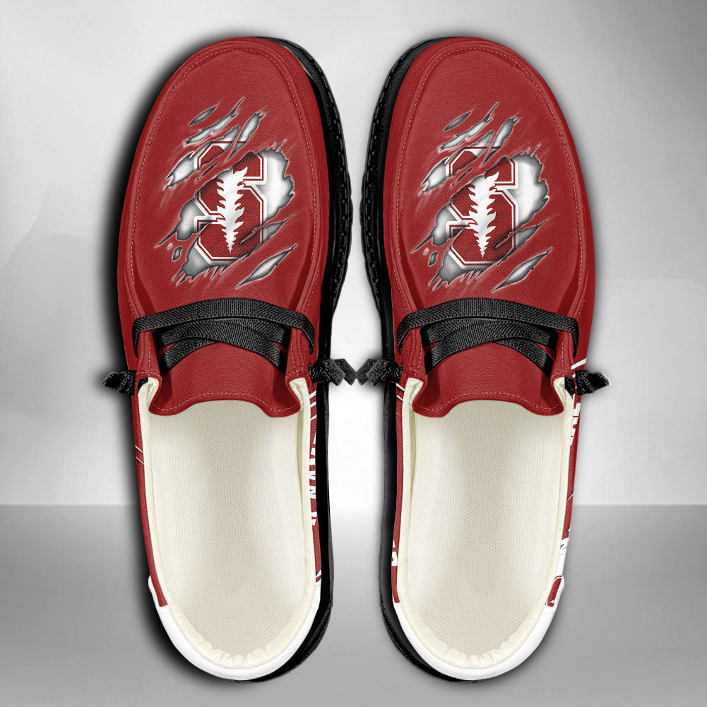 NCAA Stanford Cardinal Custom Name Hey Dude Shoes 06 M7