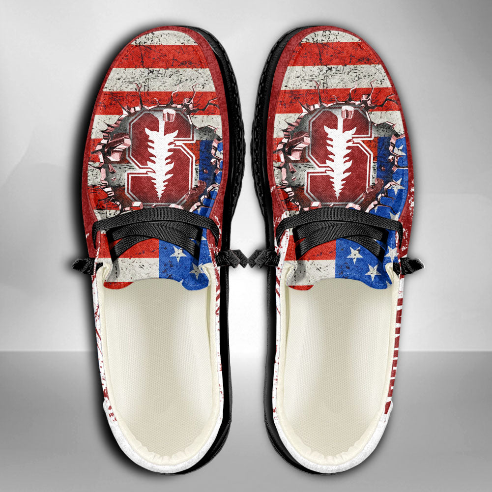 NCAA Stanford Cardinal Custom Name Hey Dude Shoes 07 M79
