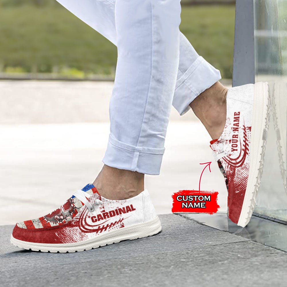 NCAA Stanford Cardinal Custom Name Hey Dude Shoes 07 M79