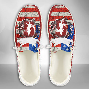 NCAA Stanford Cardinal Custom Name Hey Dude Shoes 07 M79