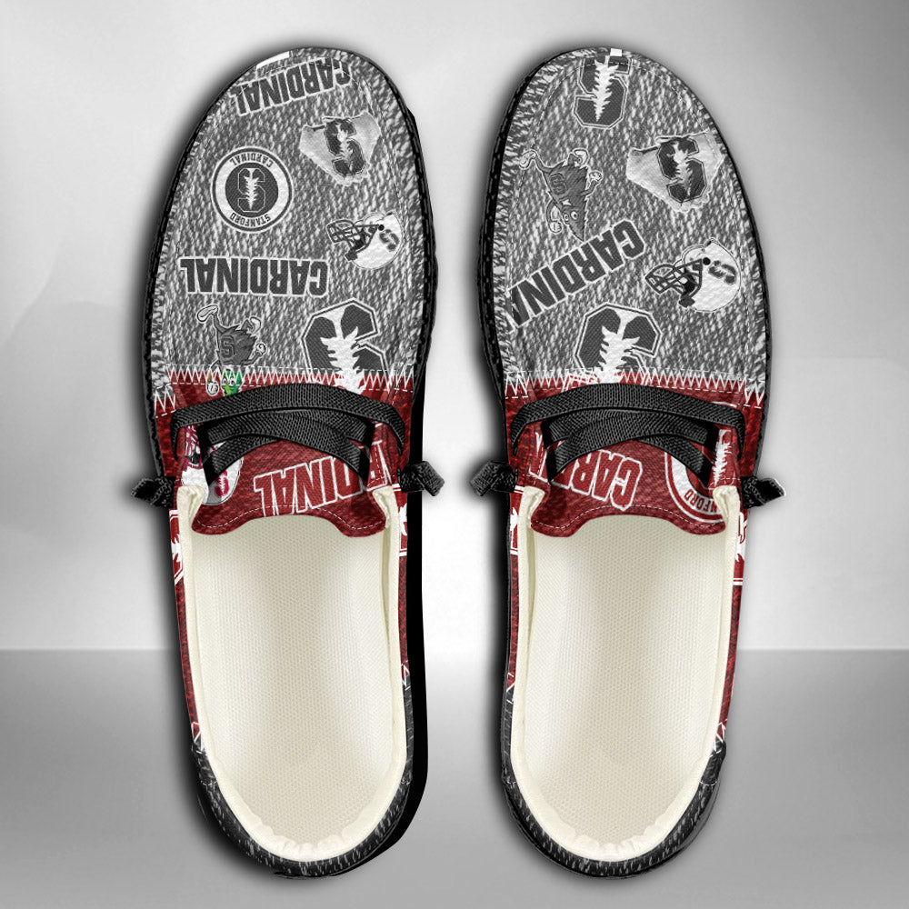 NCAA Stanford Cardinal Custom Name Hey Dude Shoes 08 M79
