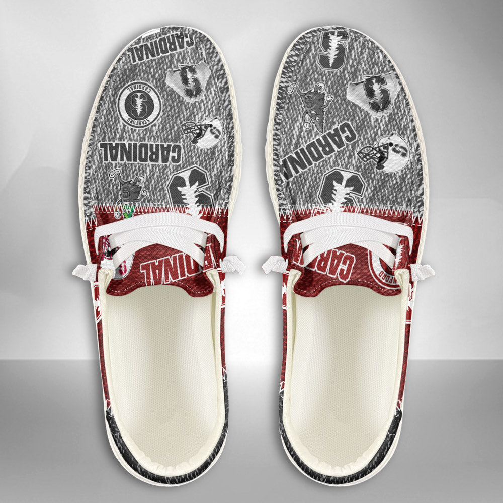 NCAA Stanford Cardinal Custom Name Hey Dude Shoes 08 M79