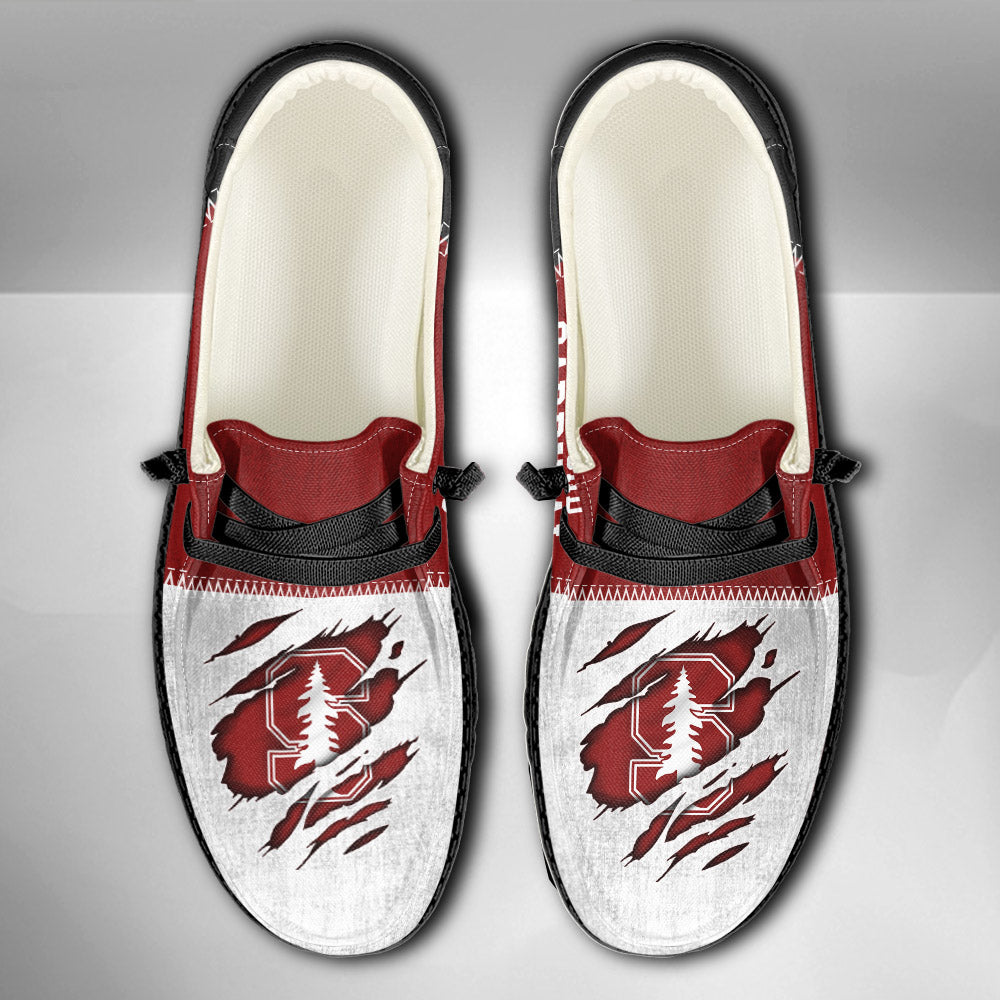 NCAA Stanford Cardinal Custom Name Hey Dude Shoes 09 M79