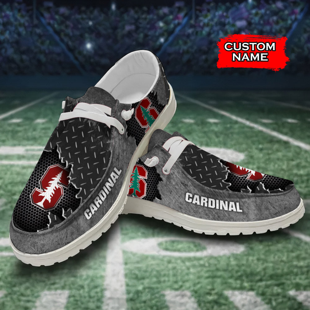 NCAA Stanford Cardinal Custom Name Hey Dude Shoes 15 M79