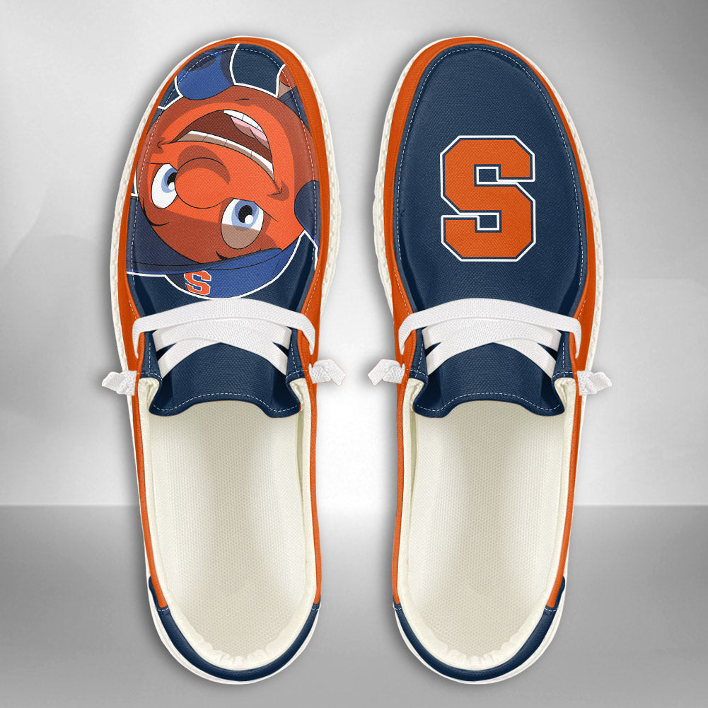 NCAA Syracuse Orange - Custom Name Hey Dude Shoes 02