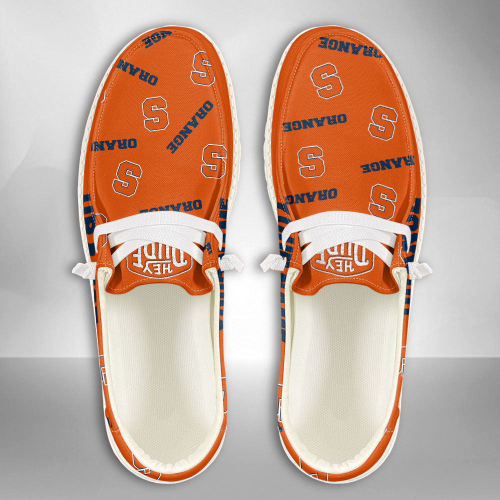 NCAA Syracuse Orange - Custom Name Hey Dude Shoes X03
