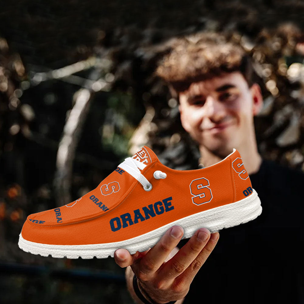 NCAA Syracuse Orange - Custom Name Hey Dude Shoes X03