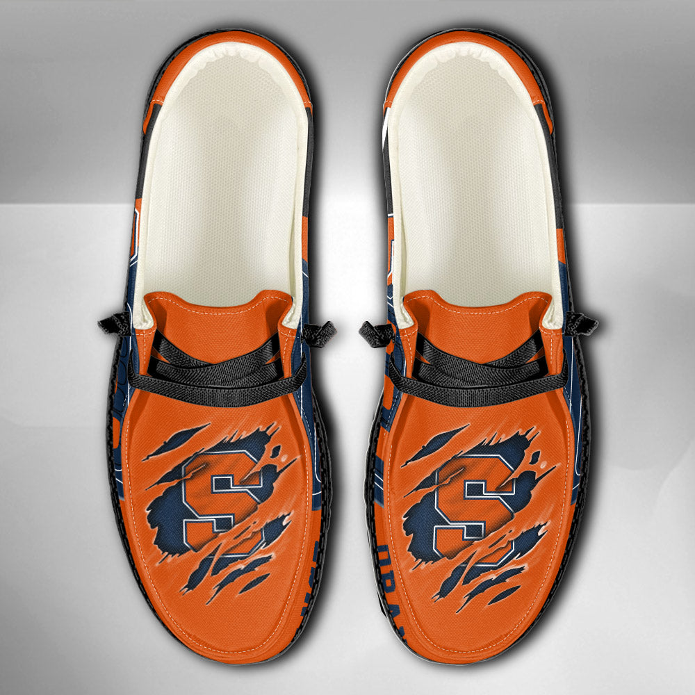 NCAA Syracuse Orange Custom Name Hey Dude Shoes 07 M7