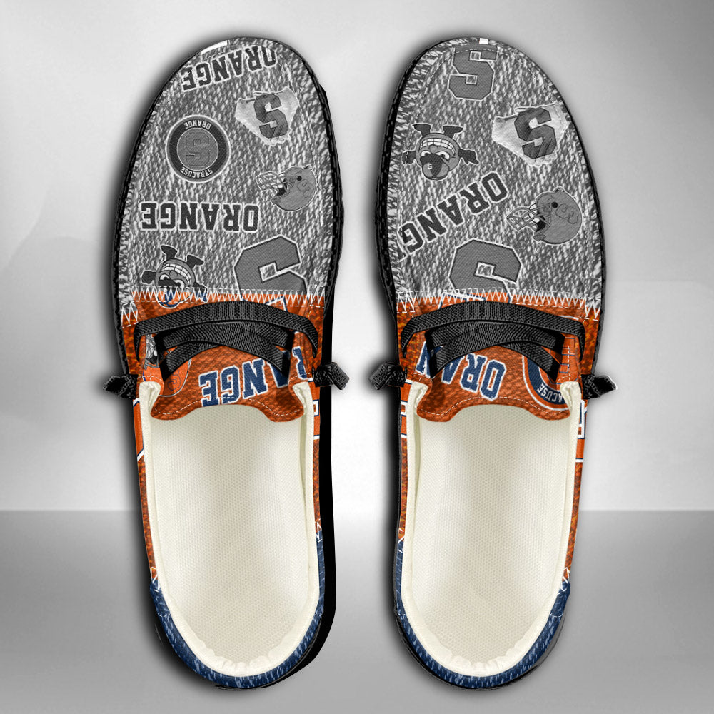 NCAA Syracuse Orange Custom Name Hey Dude Shoes 08 M79