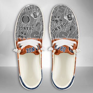 NCAA Syracuse Orange Custom Name Hey Dude Shoes 08 M79