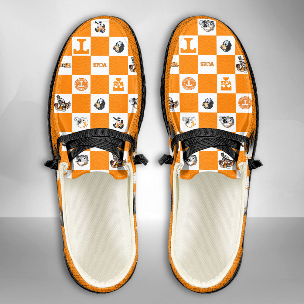 NCAA Tennessee Volunteers Custom Name Hey Dude Shoes 01 CH1