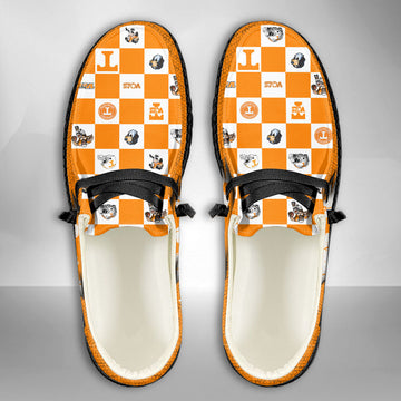 NCAA Tennessee Volunteers Custom Name Hey Dude Shoes 01 CH1