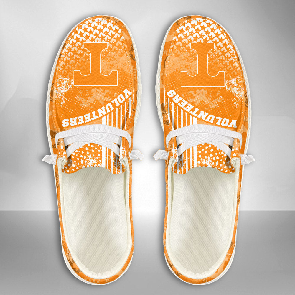 NCAA Tennessee Volunteers Custom Name Hey Dude Shoes 03 M7