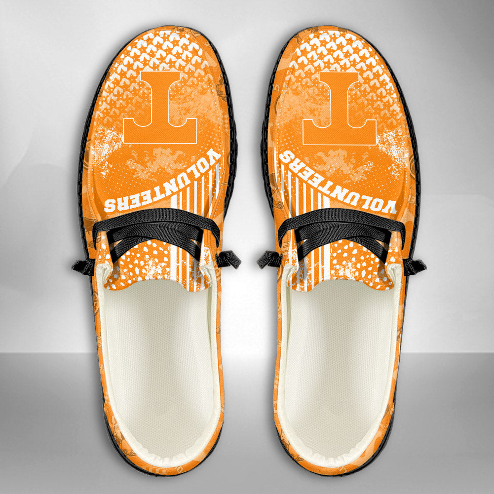 NCAA Tennessee Volunteers Custom Name Hey Dude Shoes 03 M7