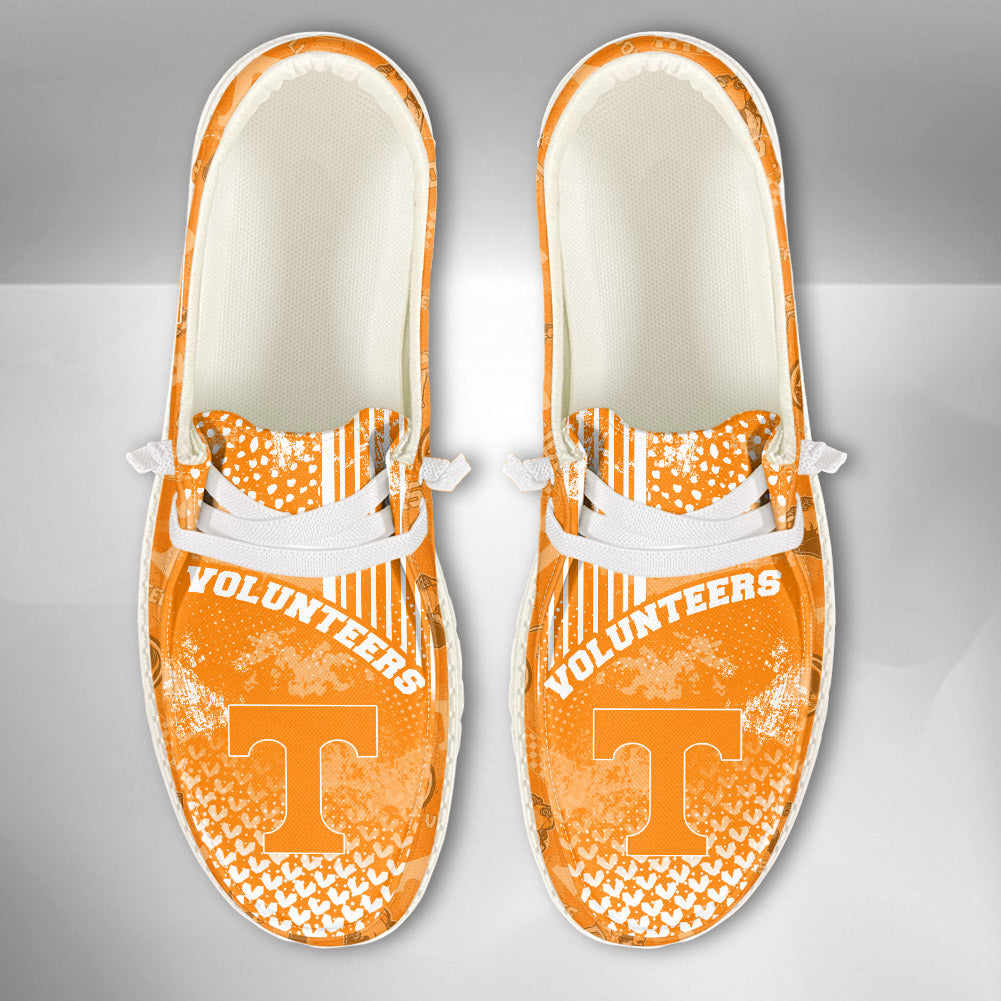 NCAA Tennessee Volunteers Custom Name Hey Dude Shoes 03 M7