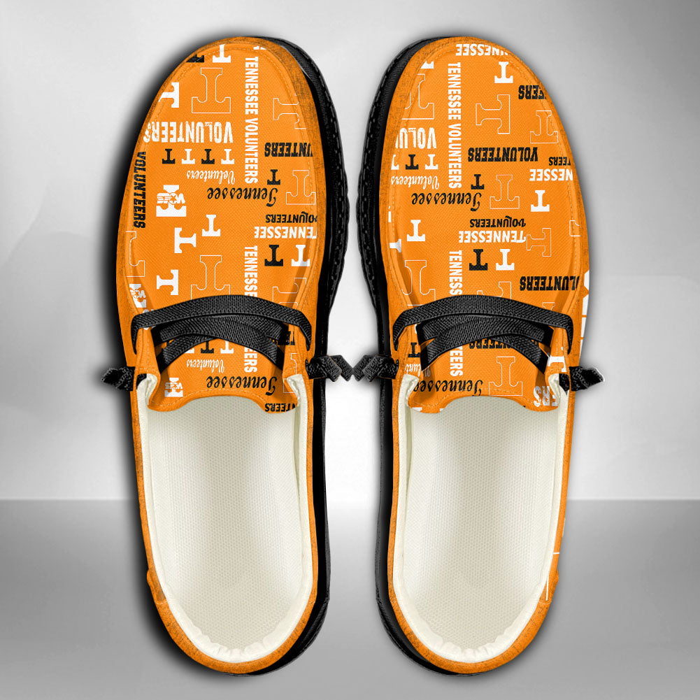 NCAA Tennessee Volunteers Custom Name Hey Dude Shoes 04 M12