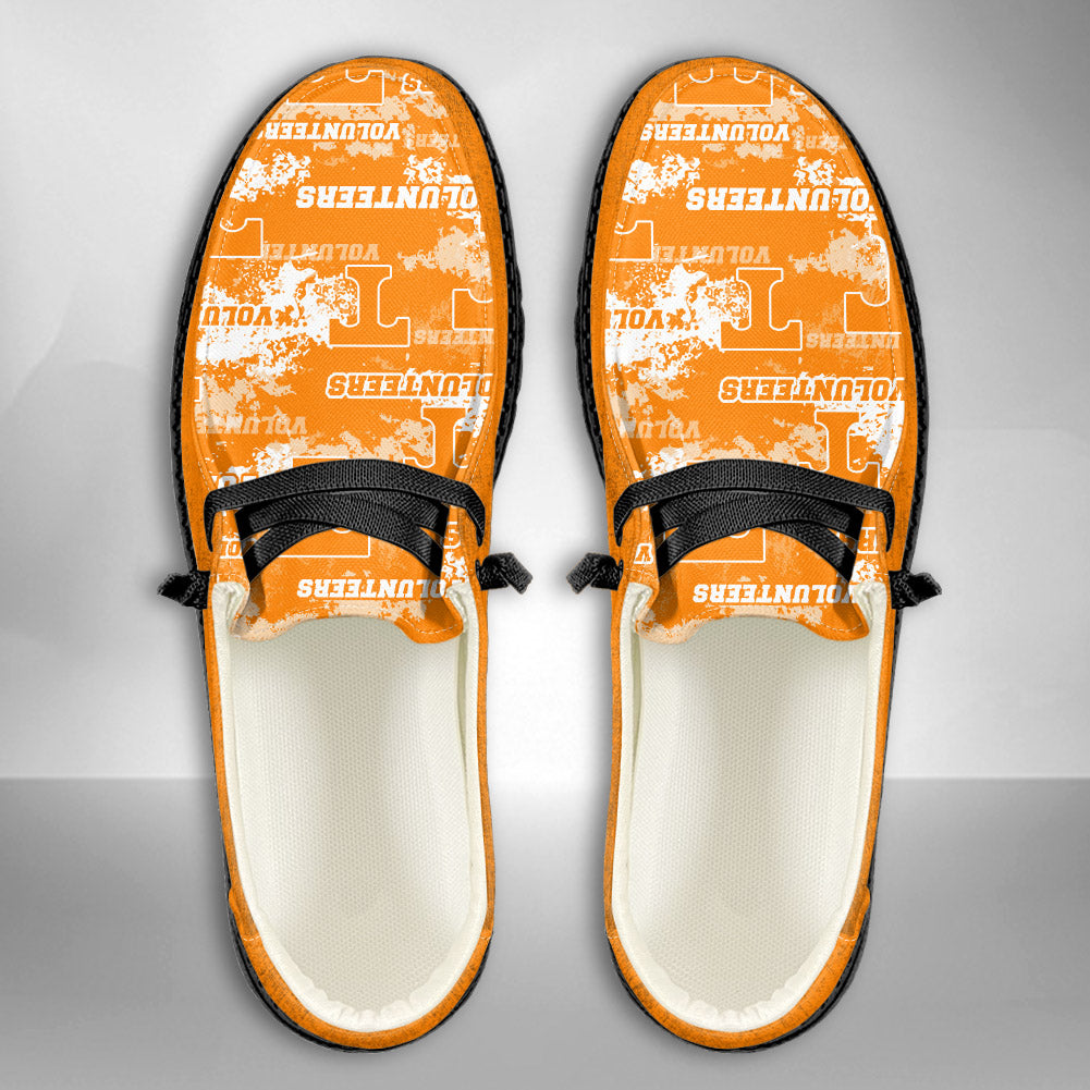 NCAA Tennessee Volunteers Custom Name Hey Dude Shoes 05 M22