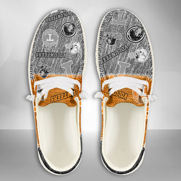 NCAA Tennessee Volunteers Custom Name Hey Dude Shoes 08 M79