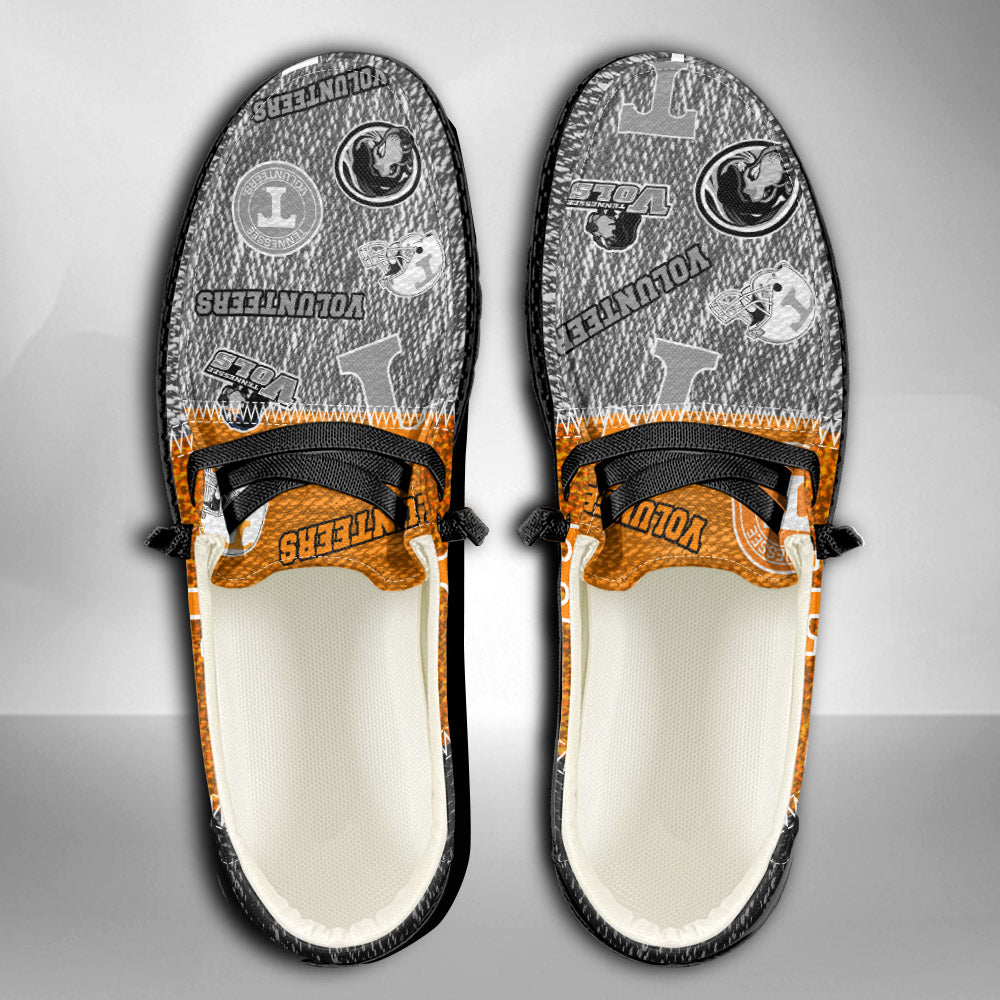 NCAA Tennessee Volunteers Custom Name Hey Dude Shoes 08 M79