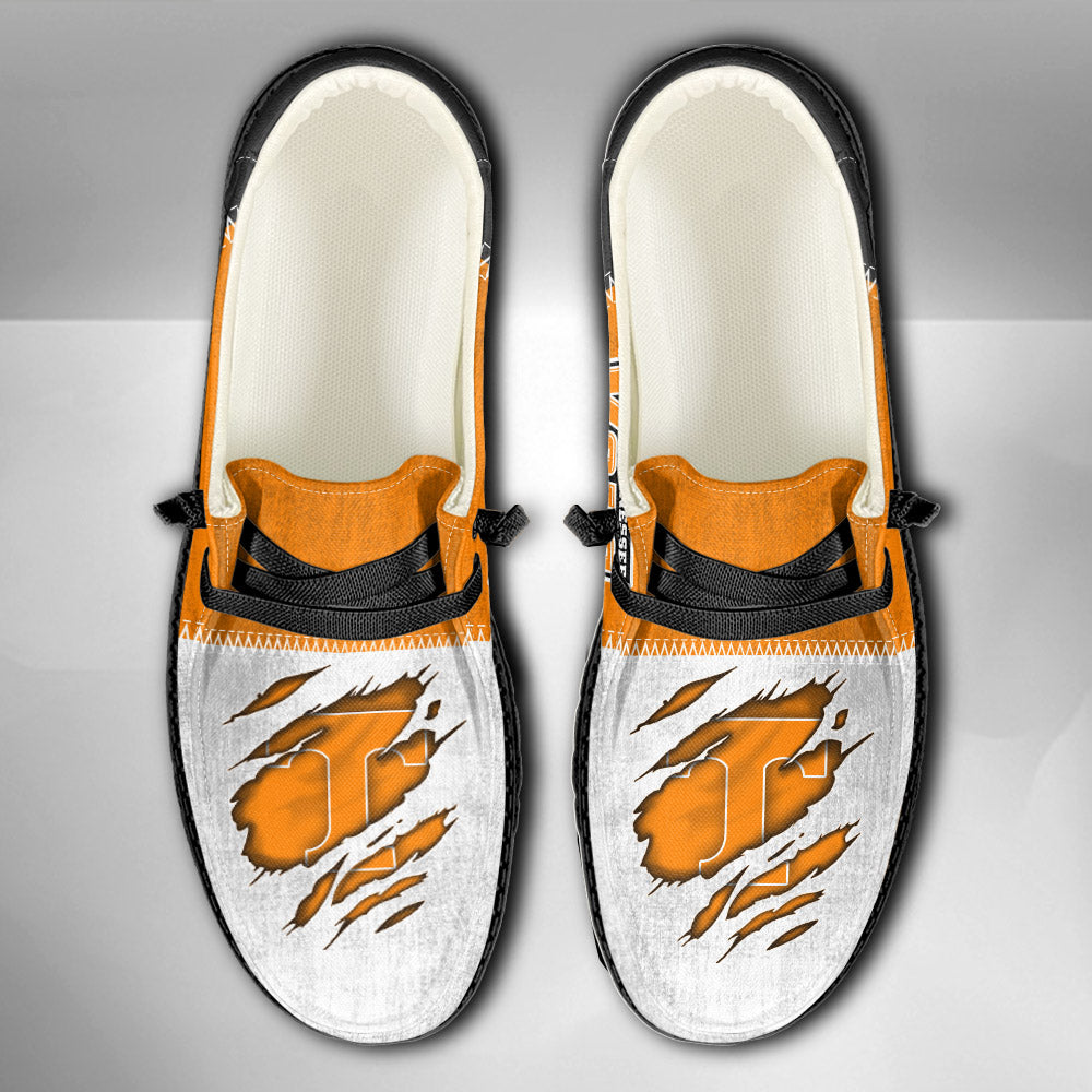 NCAA Tennessee Volunteers Custom Name Hey Dude Shoes 09 M79