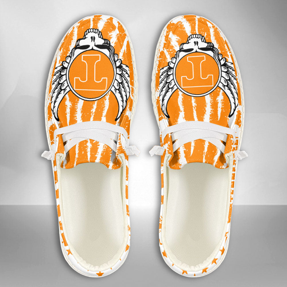 NCAA Tennessee Volunteers Custom Name Hey Dude Shoes 12 M79