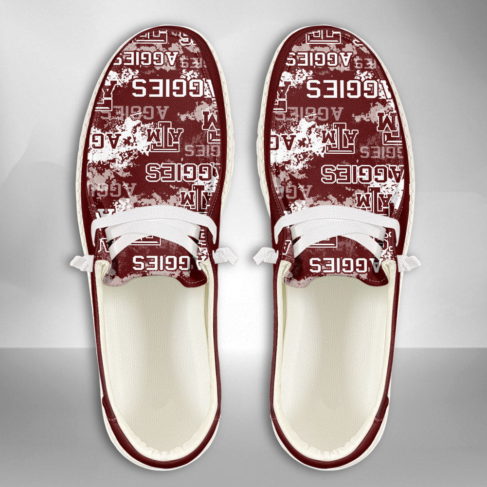 NCAA Texas A&amp;M Aggies Custom Name Hey Dude Shoes 05 M79