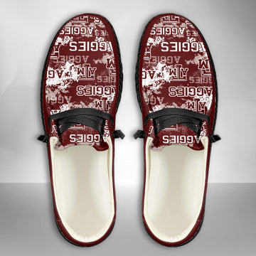 NCAA Texas A&amp;M Aggies Custom Name Hey Dude Shoes 05 M79