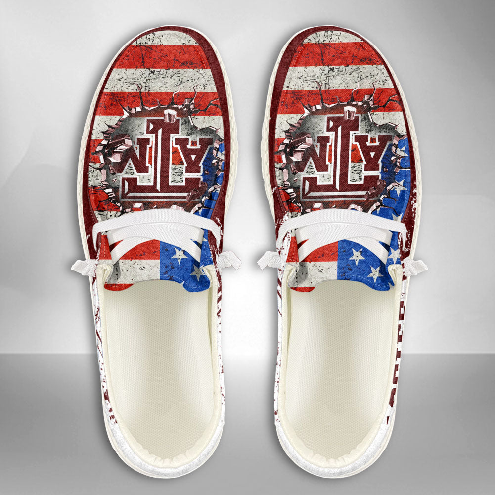 NCAA Texas A&amp;M Aggies Custom Name Hey Dude Shoes 07 M79