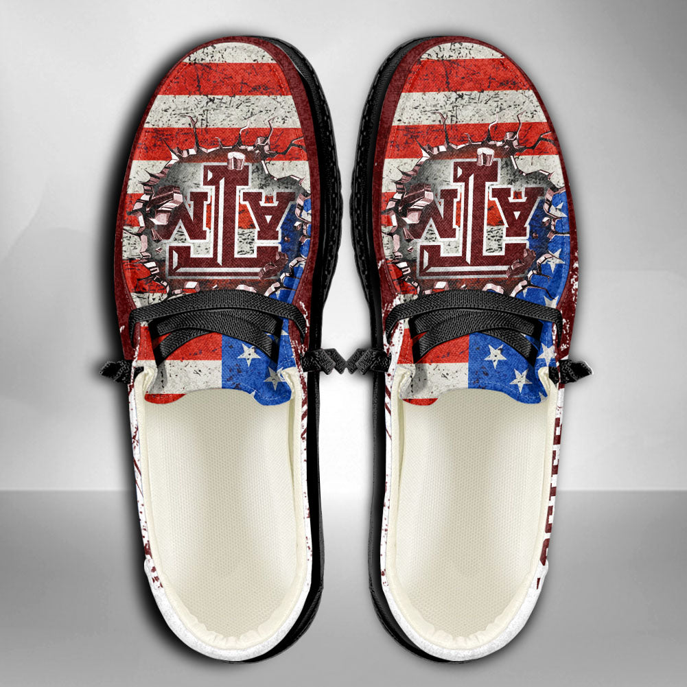 NCAA Texas A&amp;M Aggies Custom Name Hey Dude Shoes 07 M79