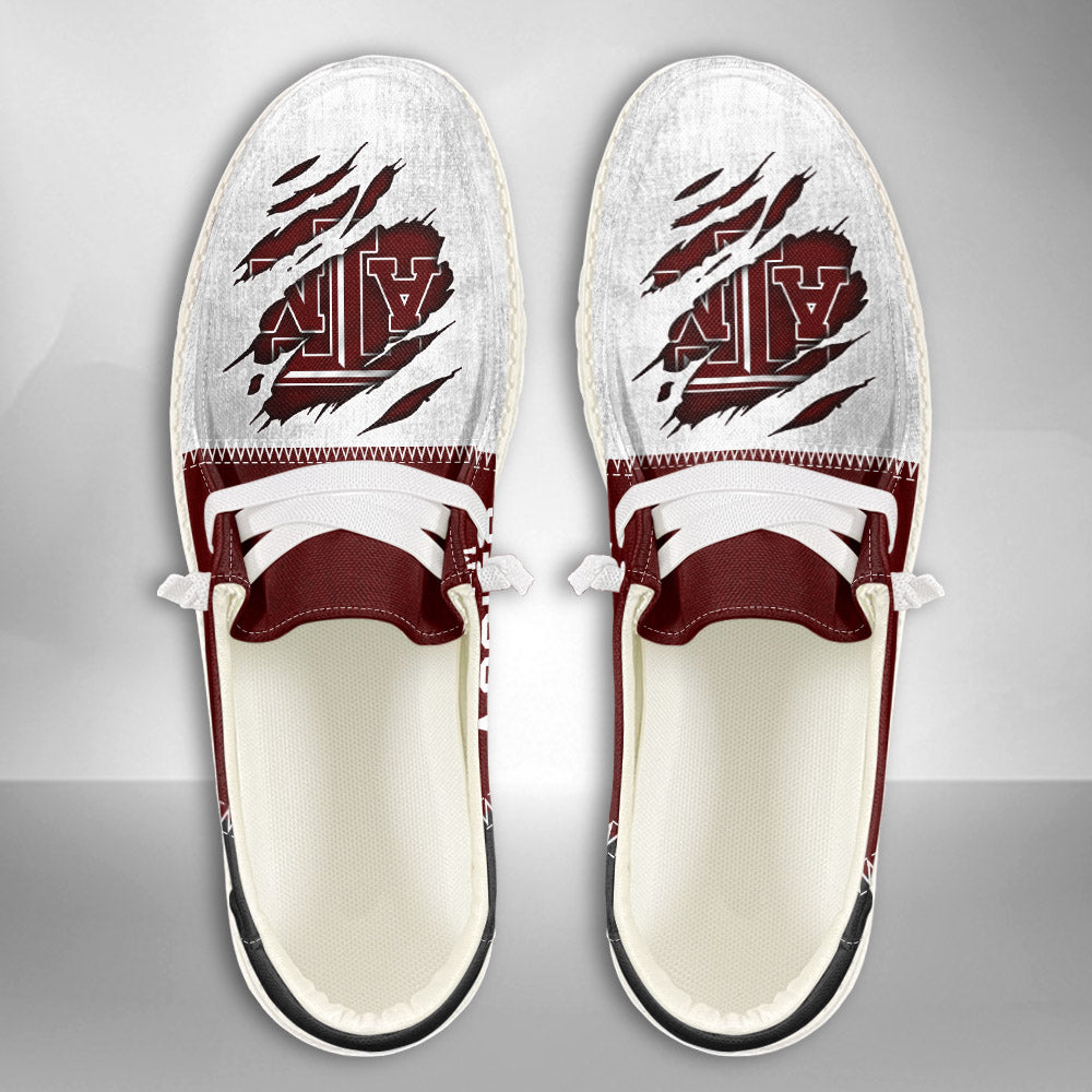 NCAA Texas A&amp;M Aggies Custom Name Hey Dude Shoes 09 M79