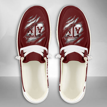 NCAA Texas A&amp;M Aggies Custom Name Hey Dude Shoes 10 M79