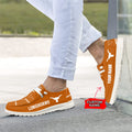 NCAA Texas Longhorns - Custom Name Hey Dude Shoes 02
