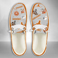 NCAA Texas Longhorns Custom Name Hey Dude Shoes 01