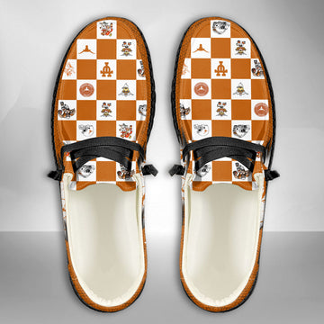 NCAA Texas Longhorns Custom Name Hey Dude Shoes 01 CH1