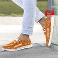 NCAA Texas Longhorns Custom Name Hey Dude Shoes 03 M7