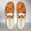 NCAA Texas Longhorns Custom Name Hey Dude Shoes 04 M12