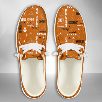 NCAA Texas Longhorns Custom Name Hey Dude Shoes 06 M79