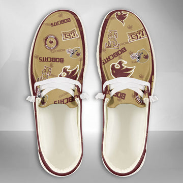 NCAA Texas State Bobcats Custom Name Hey Dude Shoes 01 M7