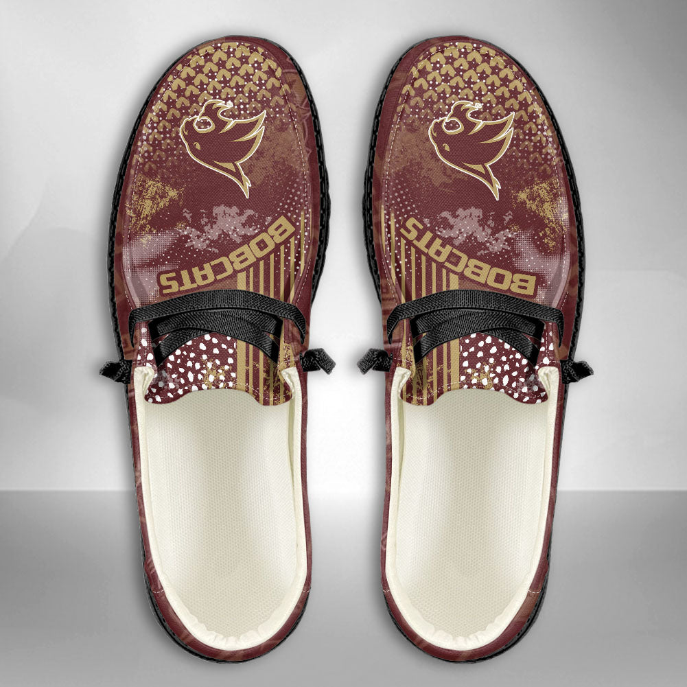 NCAA Texas State Bobcats Custom Name Hey Dude Shoes 03 M7