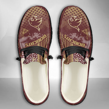 NCAA Texas State Bobcats Custom Name Hey Dude Shoes 03 M7