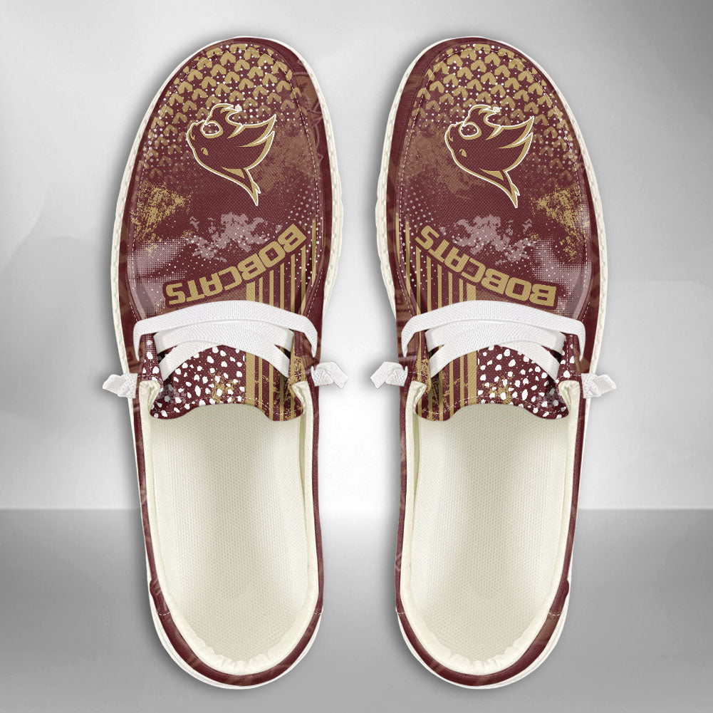 NCAA Texas State Bobcats Custom Name Hey Dude Shoes 03 M7