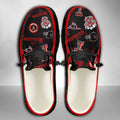 NCAA Texas Tech Red Raiders Custom Name Hey Dude Shoes 02 M12