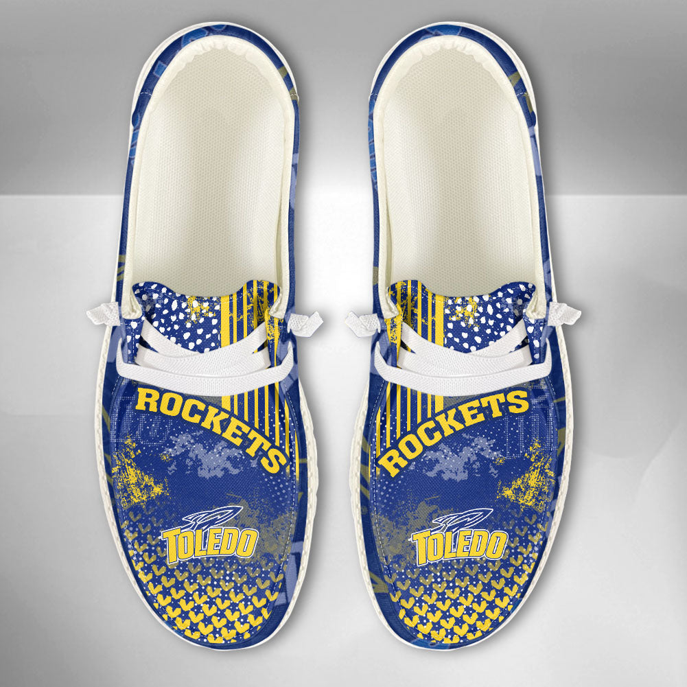 NCAA Toledo Rockets Custom Name Hey Dude Shoes 03 M7