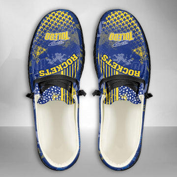 NCAA Toledo Rockets Custom Name Hey Dude Shoes 03 M7